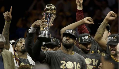 LeBron James brings NBA Championship to Cleveland.